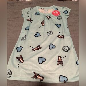 Girls dress & tshirt set